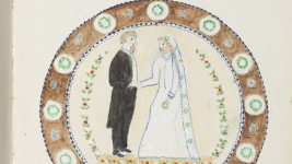 Návrh svrchní výzdoby svatebního dortu